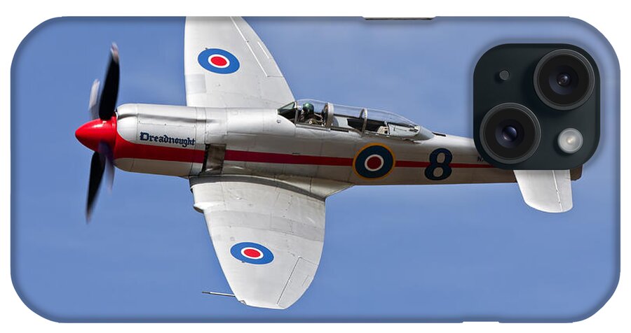 Aviation iPhone Case featuring the photograph Dreadnought In Flight by Rick Pisio