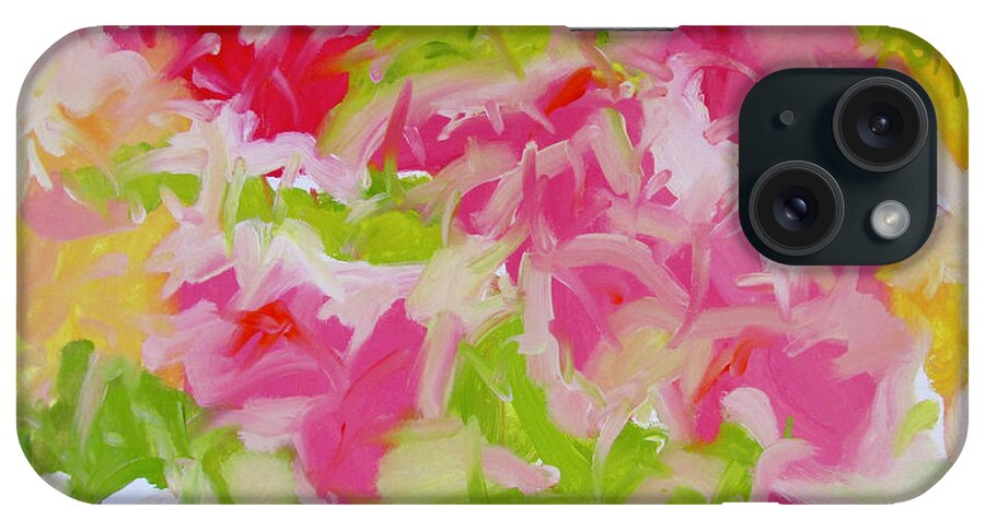 Abstract iPhone Case featuring the painting Dream 228F by Steven Miller