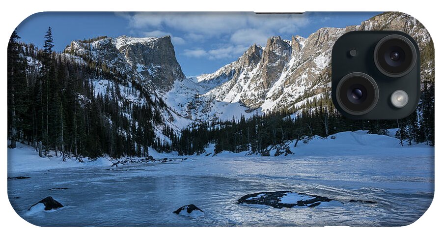 Dream Lake iPhone Case featuring the photograph Dream Lake Morning by Aaron Spong