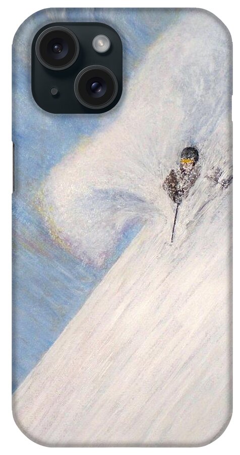 Landscape iPhone Case featuring the painting Dreamsareal by Michael Cuozzo