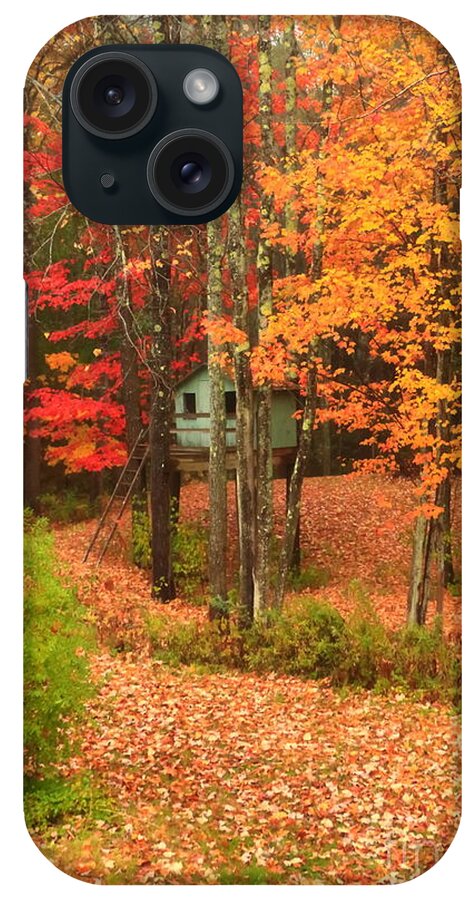 Tree House iPhone Case featuring the photograph Dreamy Tree House by Elizabeth Dow