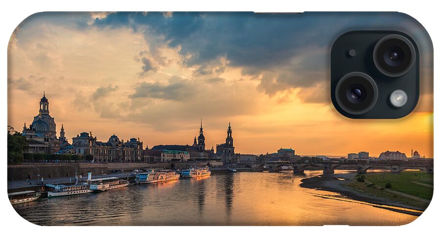 Dresden iPhone Case featuring the photograph Dresden 08 by Tom Uhlenberg