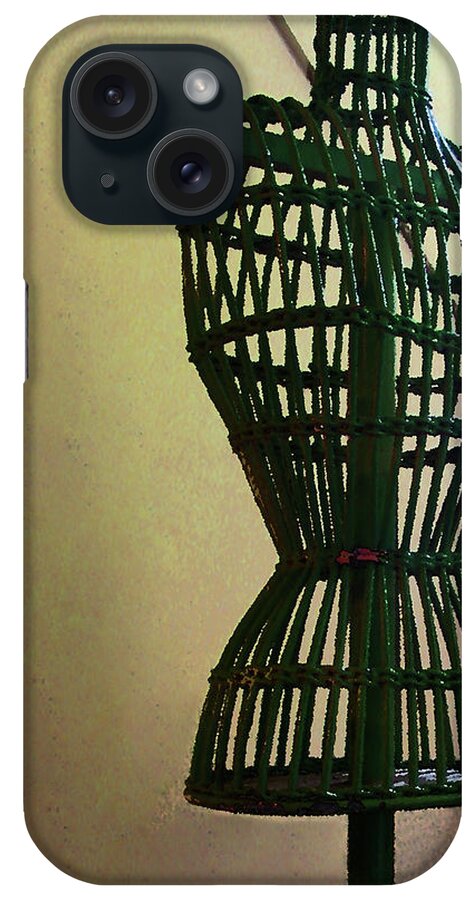 Dressform iPhone Case featuring the photograph Dress Form by Susan Savad
