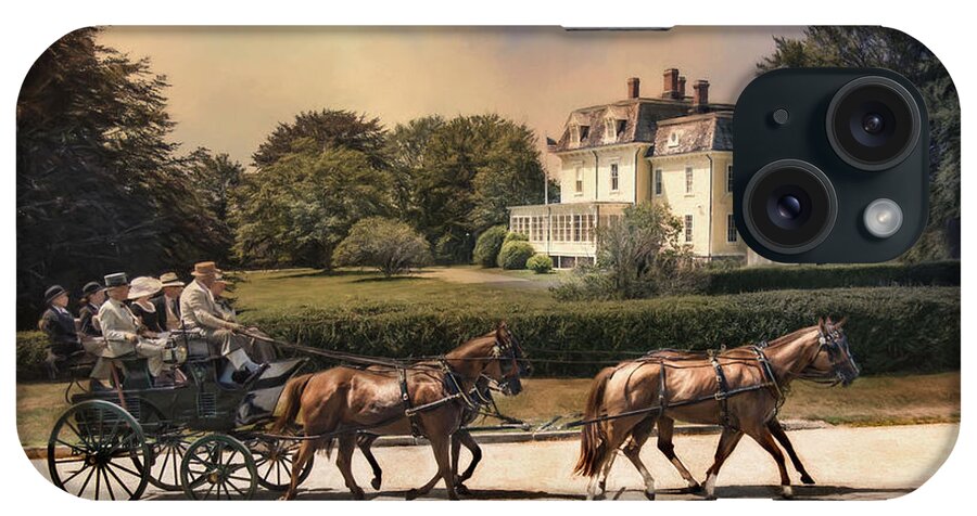 Coach iPhone Case featuring the photograph Driving By by Robin-Lee Vieira