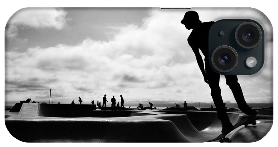 Skateboarding iPhone Case featuring the photograph Drop in by Jeffrey Ommen