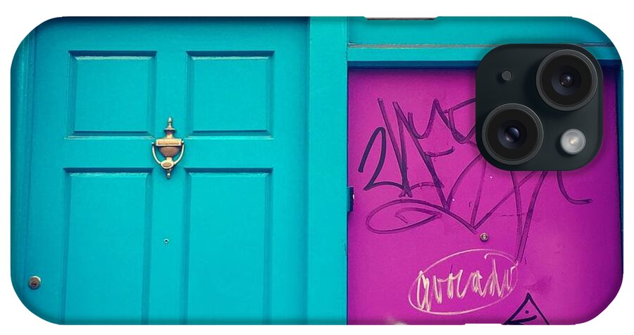 Door iPhone Case featuring the photograph Dublin, Ireland Door by Suzanne Lorenz