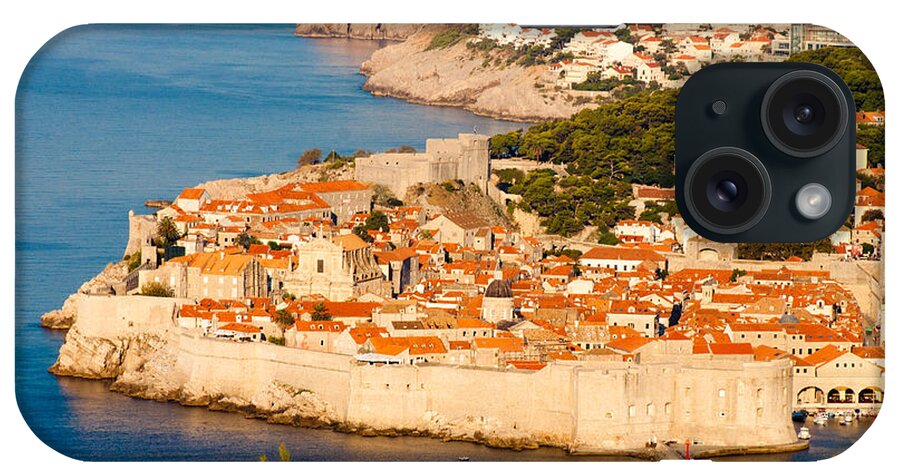 Aerial iPhone Case featuring the photograph Dubrovnik Old City by Thomas Marchessault
