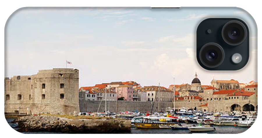 Panorama iPhone Case featuring the photograph Dubrovnik Port Panorama by Rick Deacon