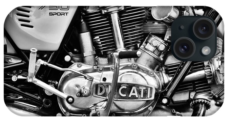1974 iPhone Case featuring the photograph Ducati 750 Sport by Tim Gainey
