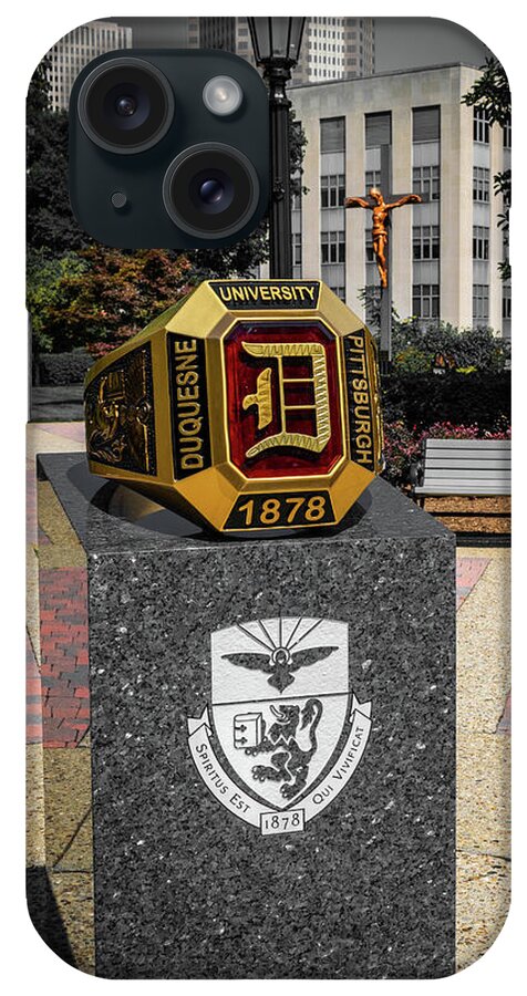Pittsburgh iPhone Case featuring the photograph Duquesne by Aaron Geraud