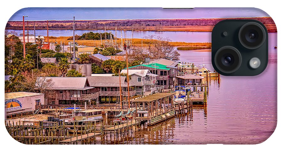 Landscapes iPhone Case featuring the photograph Dust At A Marina by DB Hayes