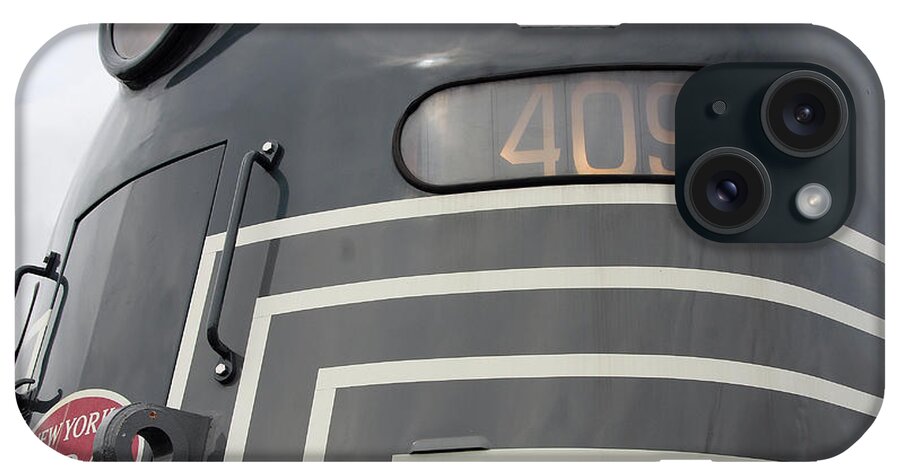 Trains iPhone Case featuring the photograph E M D E8 Diesel Locomotive by John Schneider