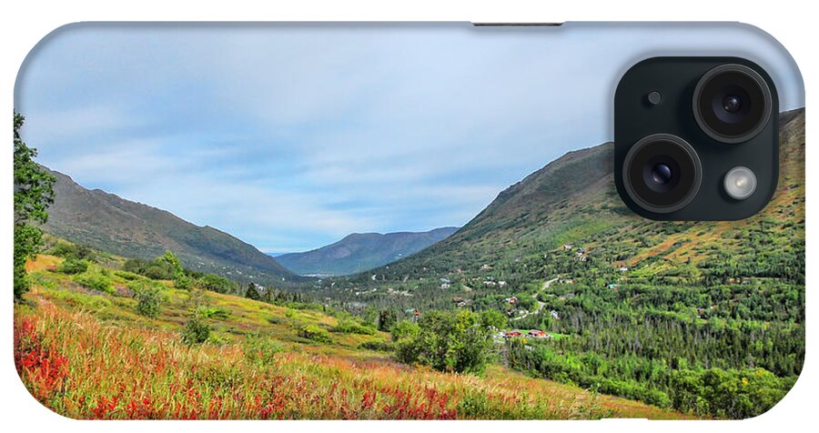Eagle River Valley iPhone Case featuring the photograph Eagle River Valley by Phyllis Taylor