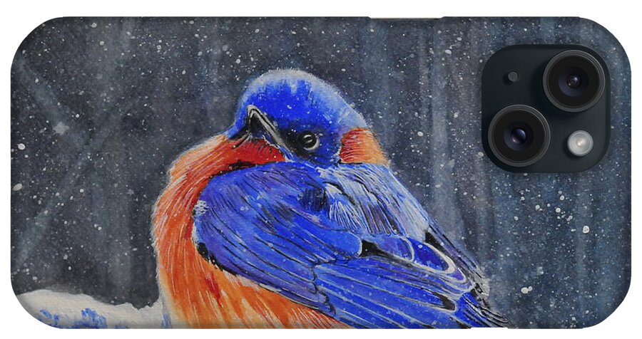 Bluebird iPhone Case featuring the photograph Early Arrival by John W Walker
