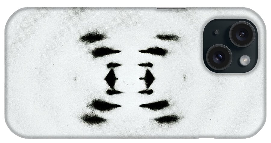 Deoxyribonucleic Acid iPhone Case featuring the photograph Early Image Of Dna by Omikron