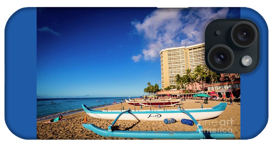 Outrigger Beach iPhone Case featuring the photograph Early Morning at Outrigger Beach,Hawaii by Sal Ahmed