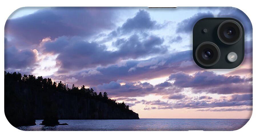 Sunrise iPhone Case featuring the photograph Early Morning at Tettegouche by Hermes Fine Art