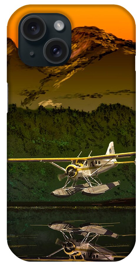 Airplanes iPhone Case featuring the digital art Early Morning Glass by J Griff Griffin