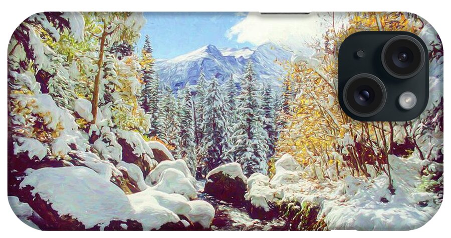 Colorado iPhone Case featuring the photograph Early Snow by Eric Glaser