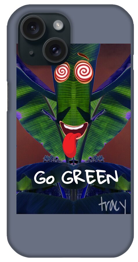 Palm iPhone Case featuring the digital art Earth Art 4 by Tracy Mcdurmon