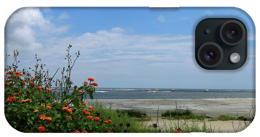 East Beach iPhone Case featuring the photograph East Beach - Golden Isles by Christiane Schulze Art And Photography