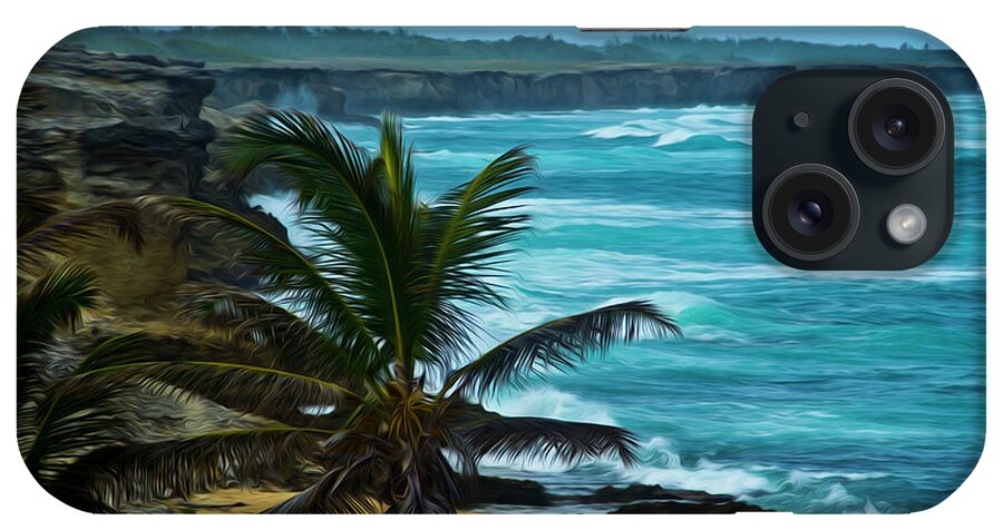 Barbados iPhone Case featuring the photograph East coast bay by Stuart Manning