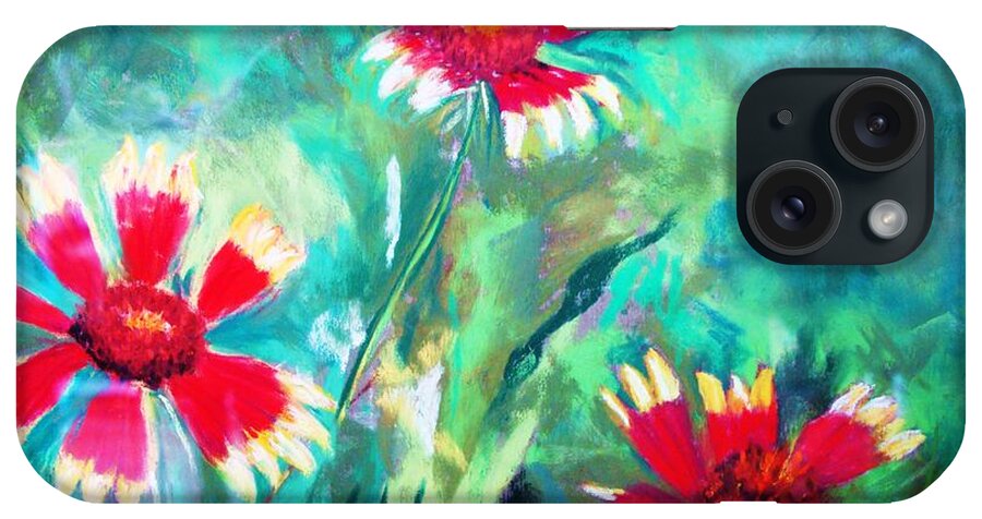 Flowers iPhone Case featuring the painting East Texas Wild Flowers by Melinda Etzold