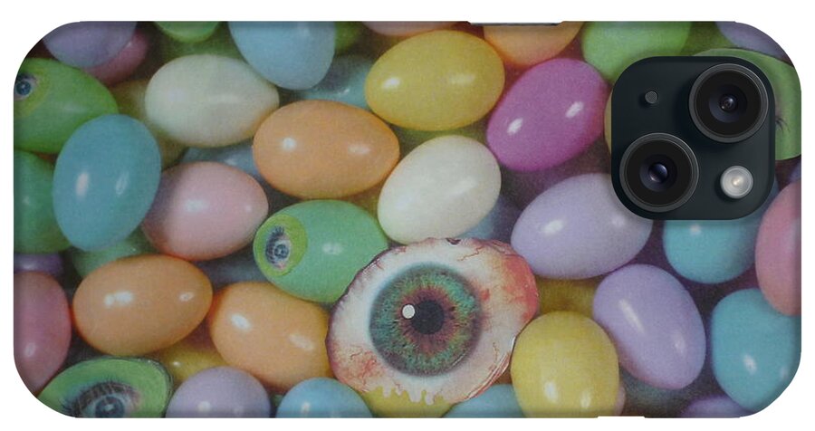 Eggs iPhone Case featuring the mixed media Easter Eyes by Douglas Fromm