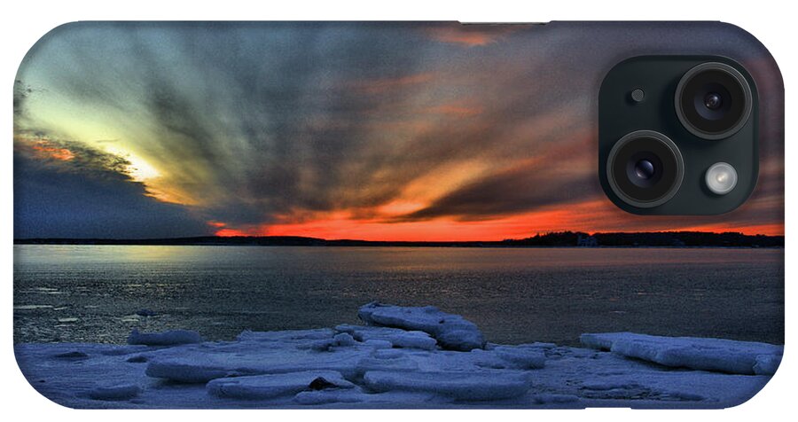 New Years Eve iPhone Case featuring the photograph Eastern Lights by Bruce Gannon
