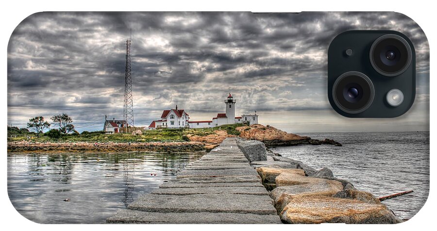 Eastern Point Lighthouse iPhone Case featuring the photograph Eastern Point Lighthouse by Liz Mackney