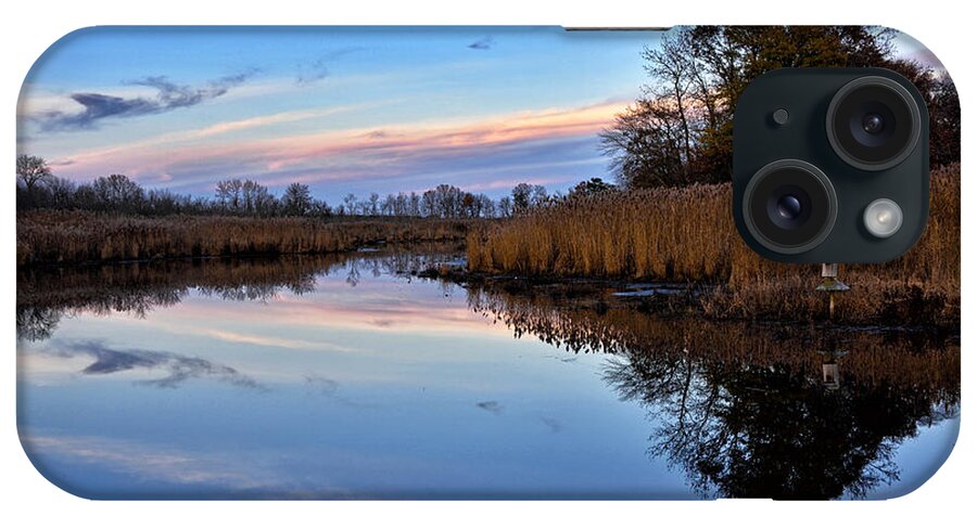 eastern Shore Sunset iPhone Case featuring the photograph Eastern Shore Sunset - Blackwater National Wildlife Refuge by Brendan Reals