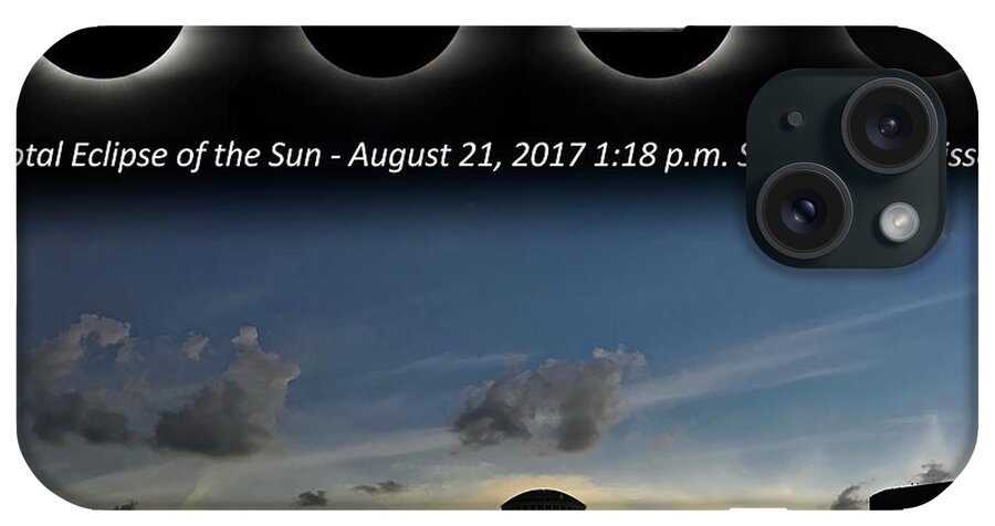Eclipse iPhone Case featuring the photograph Eclipse - St Louis by Harold Rau
