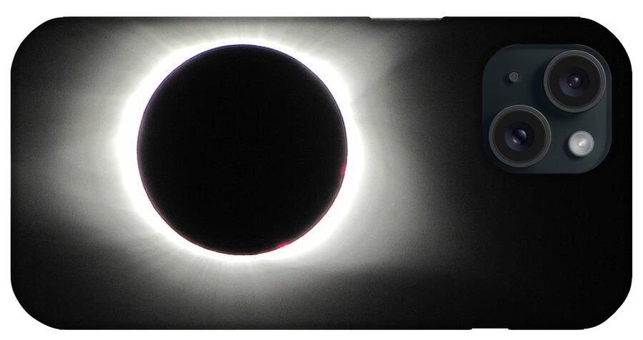 Eclipse iPhone Case featuring the photograph Eclipse Totality 003 by Christopher Mercer