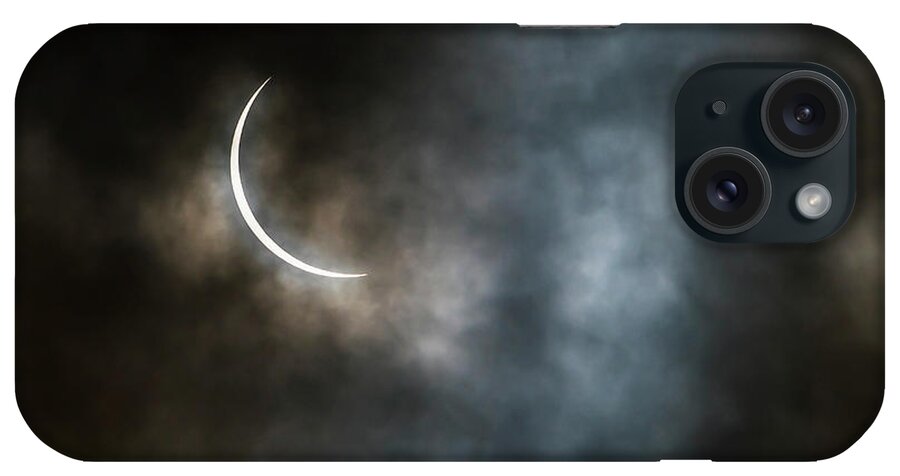 Eclipse iPhone Case featuring the photograph Eclipsed Crescent iii by Ryan Heffron
