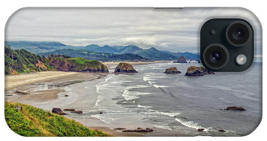  iPhone Case featuring the tapestry - textile Ecola State Park, OR by Dennis Bucklin