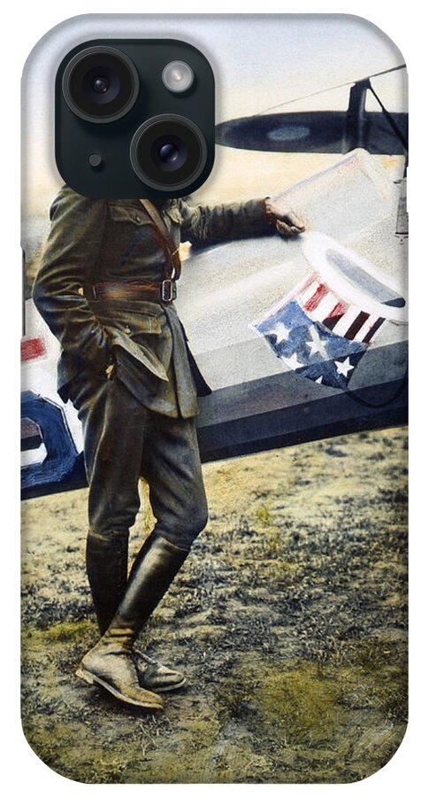 1918 iPhone Case featuring the photograph Eddie Rickenbacker by Granger