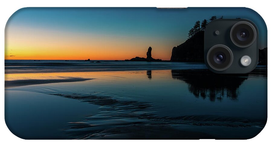Beach iPhone Case featuring the photograph Edges of Light Along the Beach by Mike Reid