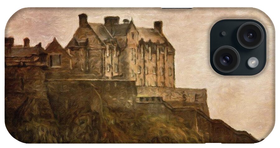 Edinburgh iPhone Case featuring the photograph Edinburgh Castle by Diane Lindon Coy
