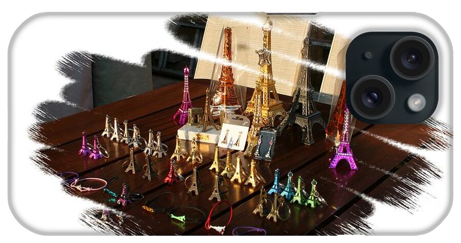 Eiffel Towers iPhone Case featuring the photograph Eiffel Tower Family #1 by Fabiola L Nadjar Fiore