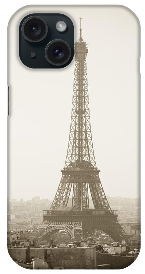 Paris iPhone Case featuring the photograph Eiffel Tower in Paris by Lev Kaytsner