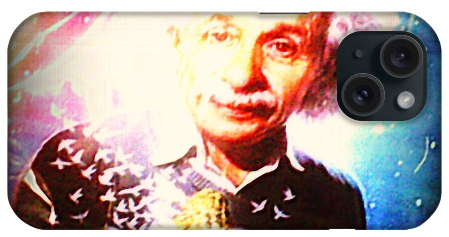  iPhone Case featuring the photograph Einstein on Pot by Kelly Awad