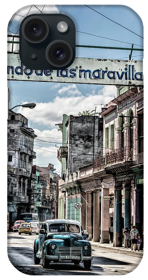 Havana iPhone Case featuring the photograph El Mundo de las Maravillas by Gigi Ebert