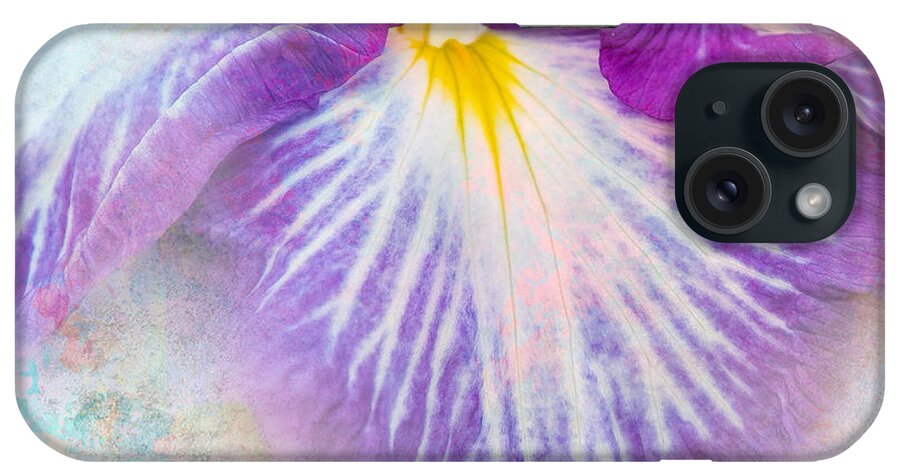 Iris iPhone Case featuring the photograph Electric Heart by Marilyn Cornwell