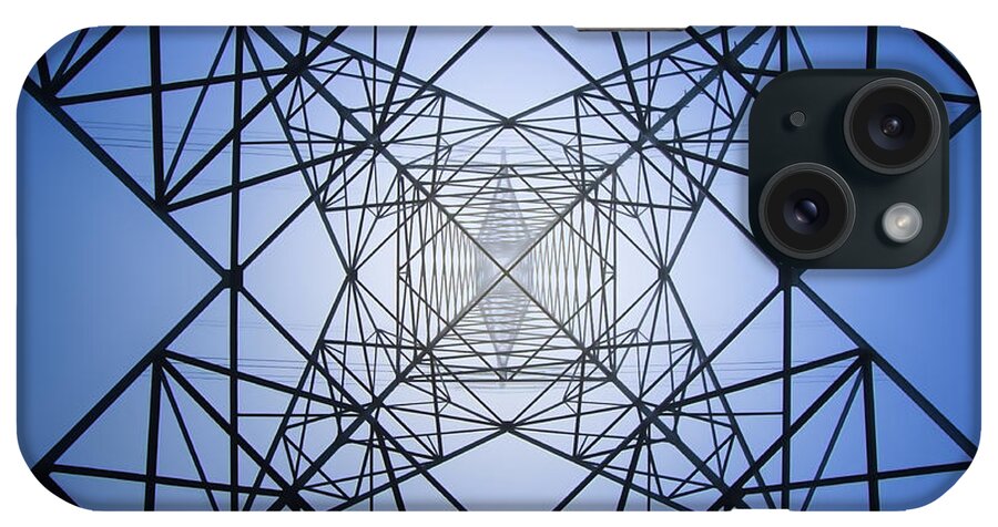 High iPhone Case featuring the photograph Electrical Symmetry by Mikel Martinez de Osaba