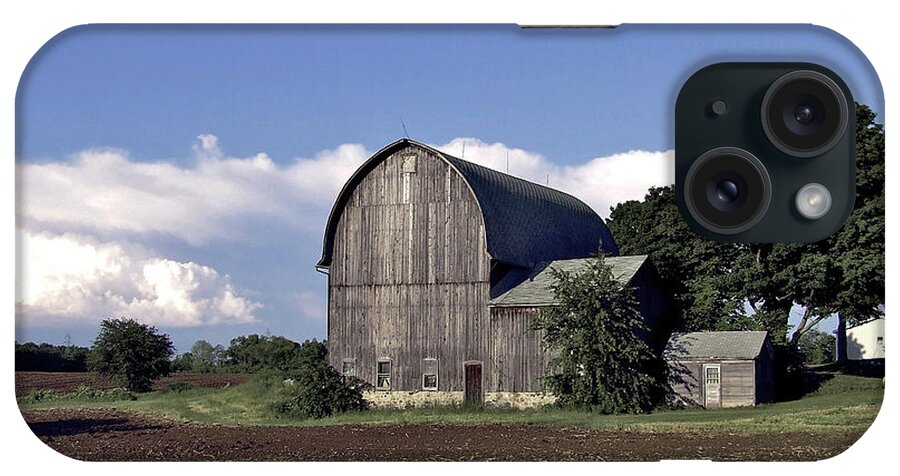 Elegant iPhone Case featuring the photograph Elegant Old Barn by Richard Gregurich