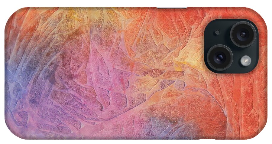Color iPhone Case featuring the painting Eleyna's Forest by Jackie Mueller-Jones
