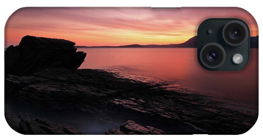 Isle Of Skye iPhone Case featuring the photograph Elgol Sunset - Isle of Skye by Grant Glendinning