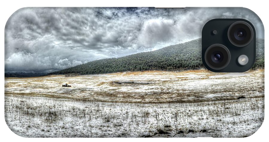 Panorama iPhone Case featuring the photograph Elk Meado Pano by Matt Swinden