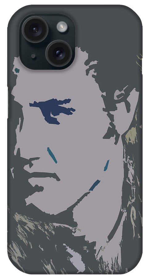 Elvis iPhone Case featuring the painting Elvis The King by Robert Margetts