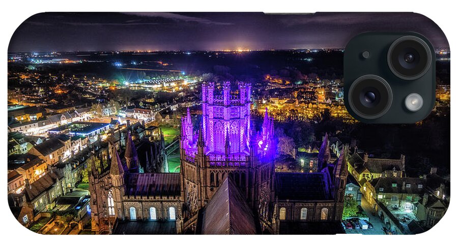 Ely iPhone Case featuring the photograph Ely Cathedral in Purple by James Billings